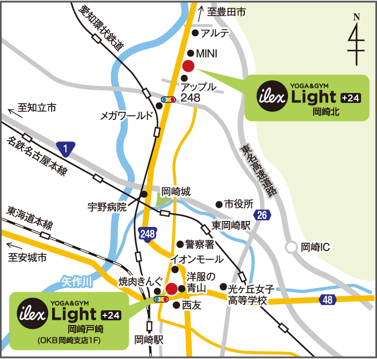 アイレクス岡崎用MAP