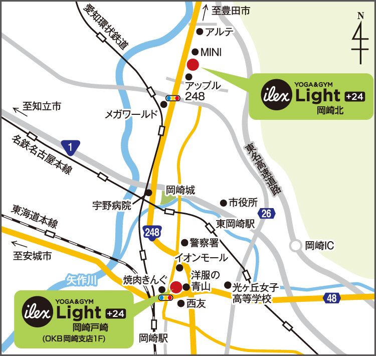 アイレクス岡崎用MAP