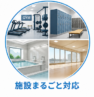 施設まるごと対応