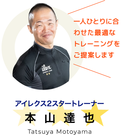 一人ひとりに合わせた最適なトレーニングをご提案します