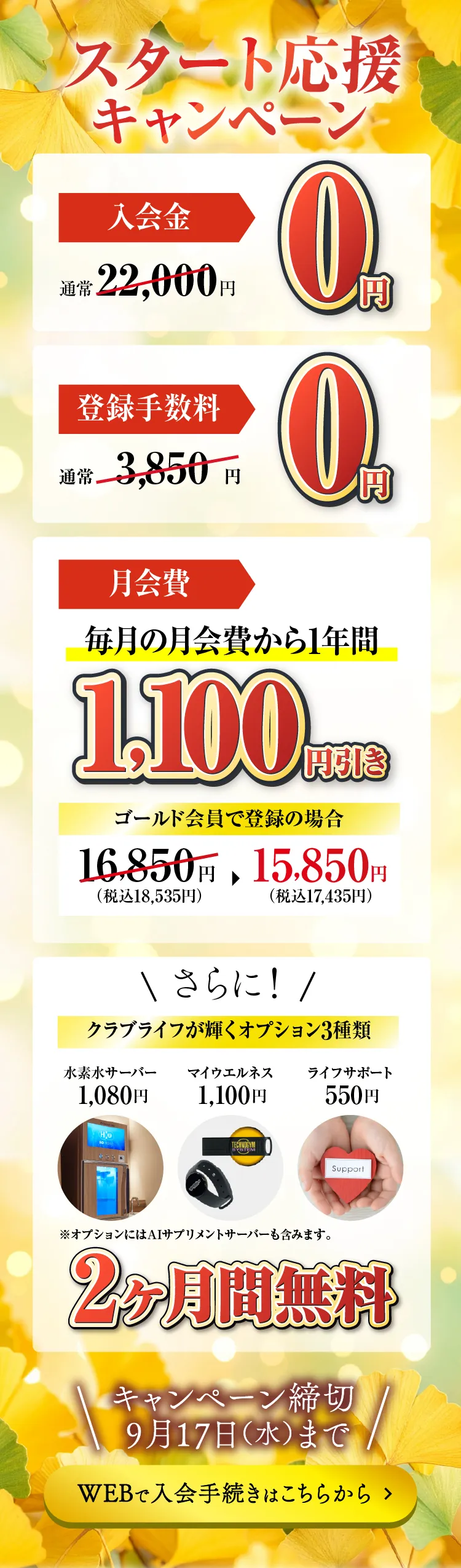 キャンペーン詳細