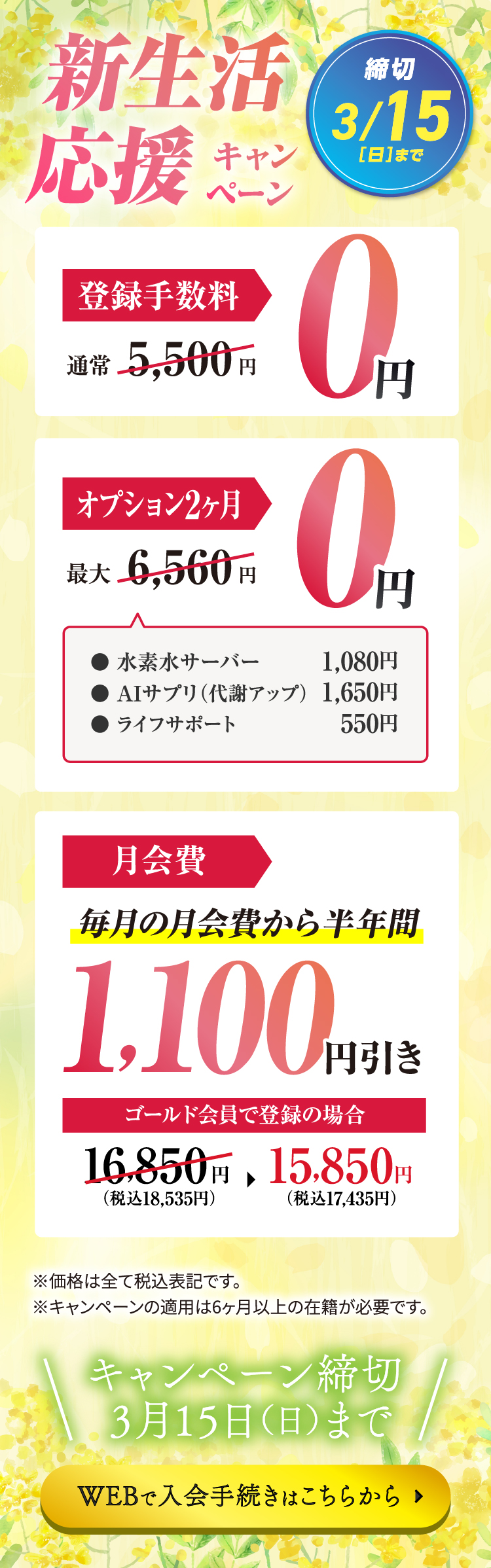 キャンペーン詳細