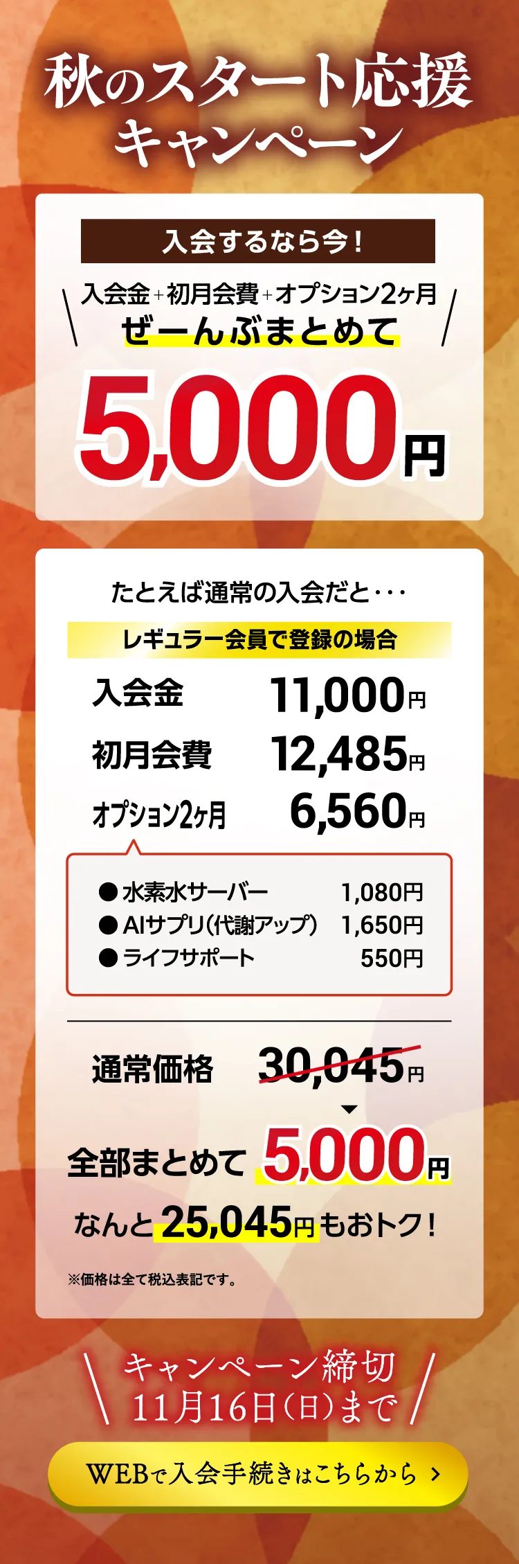 キャンペーン詳細