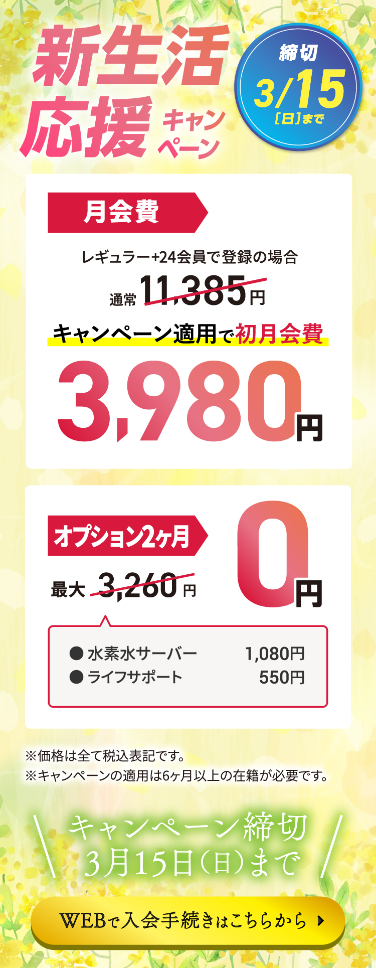 キャンペーン詳細