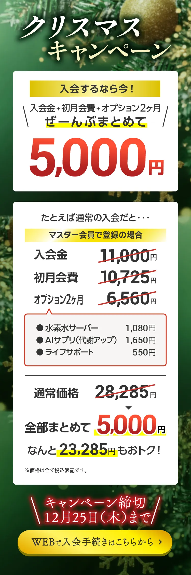 キャンペーン詳細