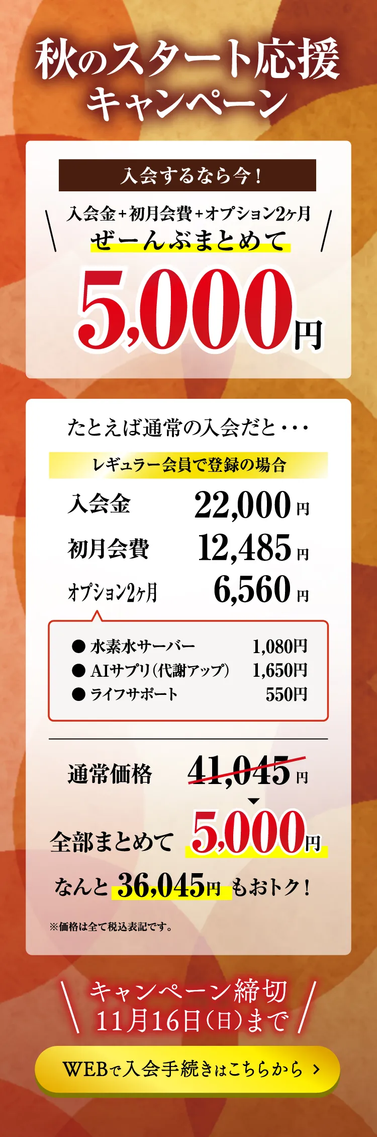 キャンペーン詳細