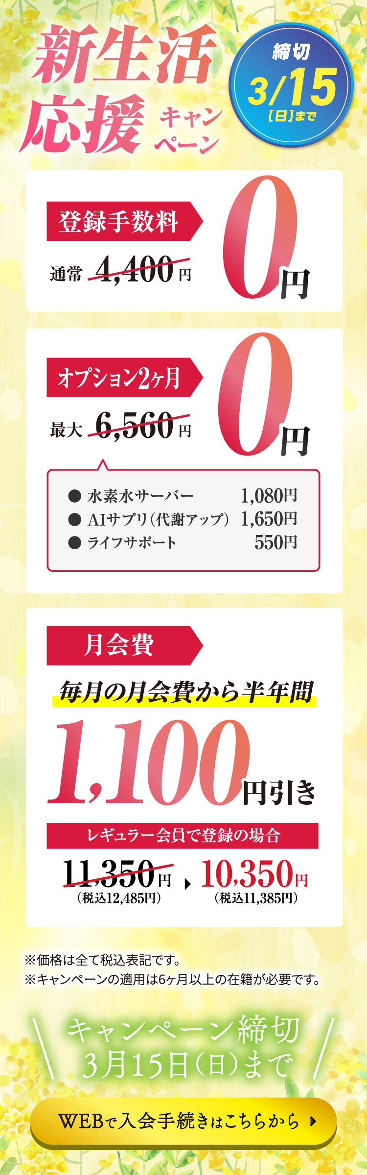 キャンペーン詳細