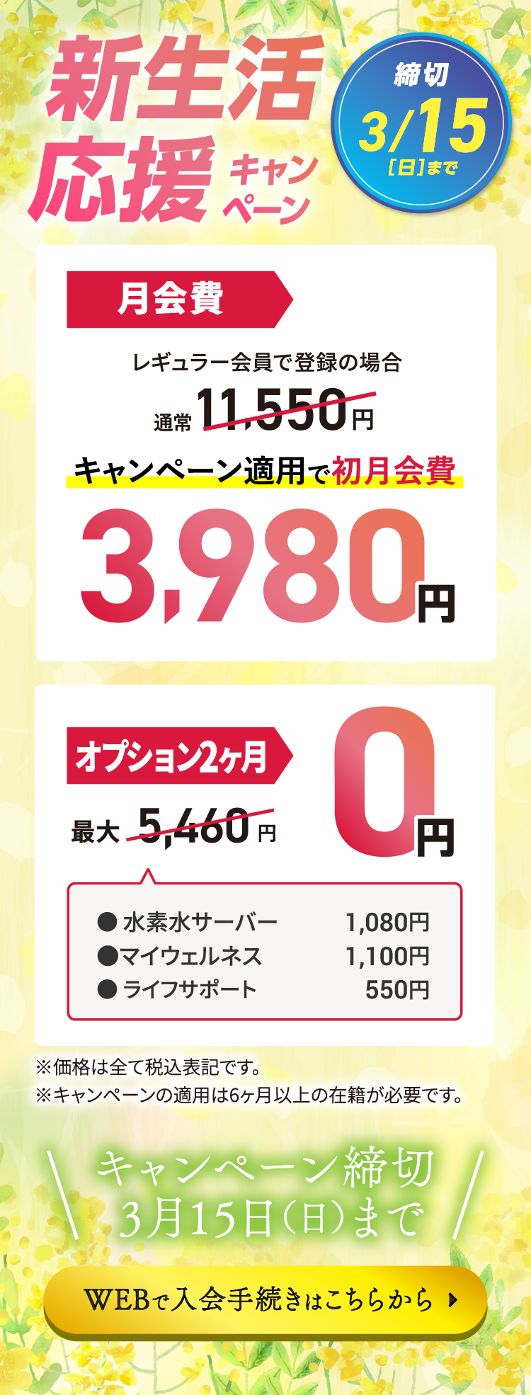 キャンペーン詳細